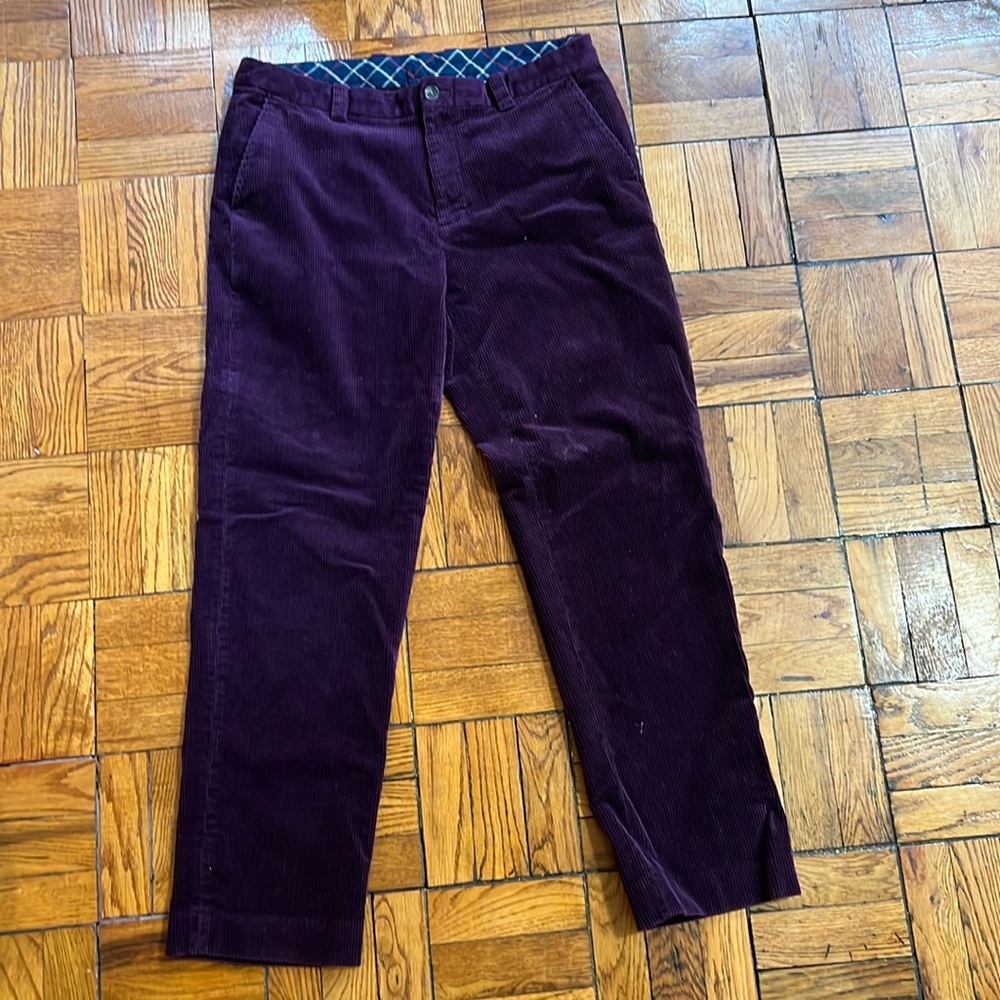 Plum Brooks Brothers Corduroys